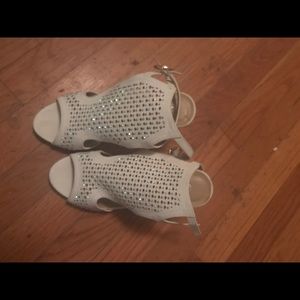 White Designed Heels